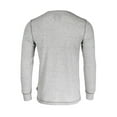 thumbnail image 2 of ZIMEGO Men’s Slim Fit Henley Shirt – Casual Ultra Soft Long Sleeve Button Crew Neck Burnout Heather Athletic T-Shirts Tee, 2 of 5