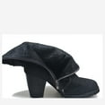 thumbnail image 6 of Mostsola Denim Boots for Women Fashion Side Pocket Heeled Lug Sole Zip up Short Ankle Boots, 6 of 8