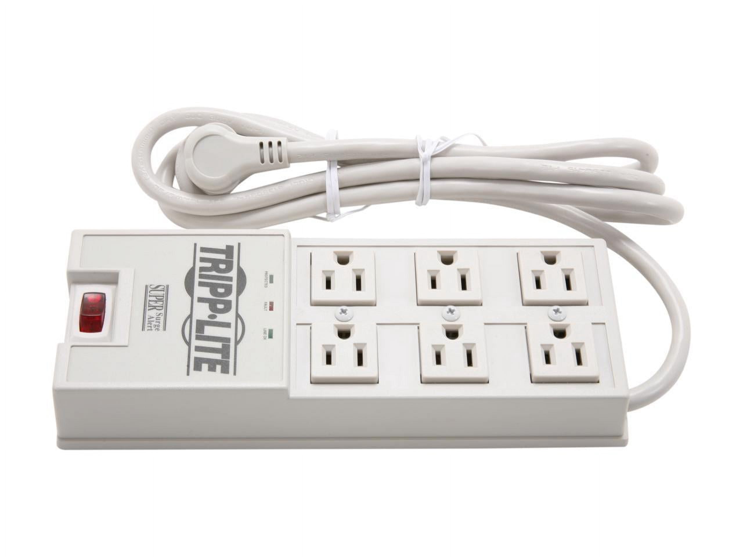 Tripp Lite Protect It! 6-Outlet Super Surge Alert Protector, 2420 Joules