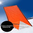 thumbnail image 3 of Dormir De Emergencia Sacos De Dormir De Primeros Auxilios Camping Calentador De Cuerpo Plegable Manta De Rescate Saco De Dormir De Supervivencia Guardurnaity OD007226-00, 3 of 6