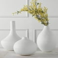 thumbnail image 3 of Uttermost Apothecary Satin White Vases Set of 3, 3 of 3
