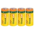 thumbnail image 2 of 4x OmniCel ER14335 3.6V 1.65Ah 2/3AA Lithium Button Top Battery Tracking RFID, 2 of 3