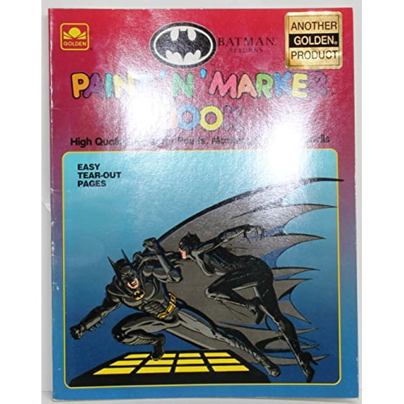 Pre-Owned Batman Paint 'n Marker Book, 9780307016836, 0307016838, Paperback,