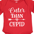 thumbnail image 4 of Inktastic Valentine Day Cuter Than Cupid Boys or Girls Long Sleeve Baby Bodysuit, 4 of 5