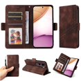 thumbnail image 1 of Funda GANGXUN para Vivo Y400 Pro con diseño acolchado elegante, cuero PU, protección total y ajuste preciso, 1 of 5