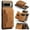 Brown, variant on 2 In 1 Wallet Case For Google Pixel 9 Pro XL, Premium PU Leather Phone Case Back Cover Magnetic Detachable with Trifold Wallet Card Holder Pocket