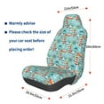 thumbnail image 3 of Yiaed Sea Lighthouse Print Car Seat Covers,Universal Auto Seats Protector Fits for Car,SUV Sedan,Truck,Automotive Seat Covers & Accessories, 3 of 5