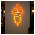 thumbnail image 2 of Letrero De Neón Fire Kebab Con Luz LED Regulable, Alimentación USB Para Restaurantes De Comida Rápida, Cocinas, Barbacoas Y Decoración De Fiestas 38cm, 2 of 3
