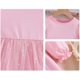 thumbnail image 5 of Vestido de cuello redondo y manga larga para niñas Vestido de cuello redondo y manga larga para niñas Falda de malla elegante Vestido de princesa elegante para niñas pequeñas Vestido de poliéster para, 5 of 8