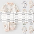 thumbnail image 4 of Karoyedx Winter Rompers for Baby Girls Boy Clothes Long Sleeve Romper One Piece Jumpsuit First Birthday Outfit Spring Fall Winter Purple Size,0-3 Months, 4 of 7