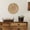 Khaki Size H2, variant on Staron Bohemian Woven Wall Decor, Round Decorative Wall Hanging with Natural Straw Cotton, Home Accent Piece for Bedroom Dining Room Living Room, Khaki