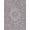 Purple Gray, Pattern 5, variant on Design&I 8'x10' Washable Area Rug Boho Grey Sunburst Center Motif Ombre Gradient Lattice Purple Flowing Dynamic for Dining Room, Large Office, Lounge, Snag-Free
