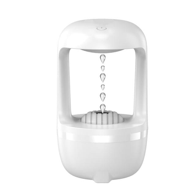 Pisexur Batería de cocina Humidificador de gotas de agua para dormitorio, oficina, escritorio, humidificador USB visible para el hogar, dormitorio, oficina, escritori para la cocina del hogar
