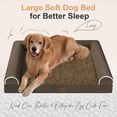 thumbnail image 2 of Cama Grande para Perros NANUYA Ortopédica Impermeable 109x94 cm, 2 of 9