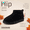 Black, variant on Women's Hip 2 Genuine Suede Ankle Winter Boots - Pull On Design, Cozy Faux Shearling Lining +Memory Foam