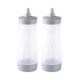 thumbnail image 1 of 2 botellas exprimibles para condimentos, vacías, reutilizables, transparentes, dispensadoras de condimentos para aceite, barbacoas y picnics. Gris, 1 of 9