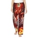 thumbnail image 1 of Balery Red Leaf Flame Fox Pantalones de pijama para mujer, pijamas ultraligeros, pantalones de estar por casa-Medium, 1 of 6