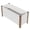 白色, variant on MAROUTE Modern Aluminum Raised Garden Bed Planter Box – Deep Single Layer Design – Safe Rounded Corners, Anti-Cut Edges, Drainage Holes – Ideal for Outdoor Patio & Balcony – 24"x16"x18"
