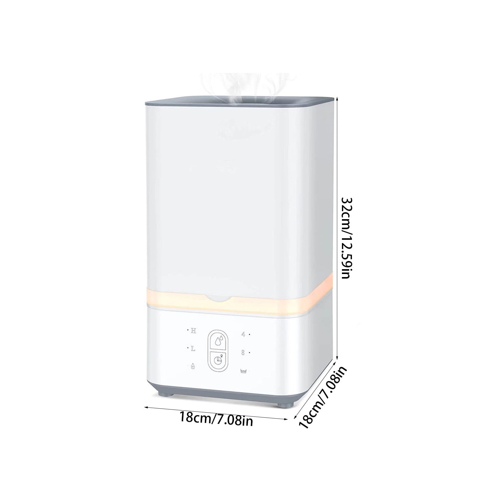 BOBOMOTI Humidifier for Room Baby Top Fill Cool Mist Humidifier Ultra Quiet Humidistat Essential Oil Diffuser Clearance