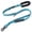 Blue, variant on JoyPetto Tactical Bungee Dog Leash with Dual Handle & Seatbelt Clip, Reflective Leash for Medium to Large Canines, Blue