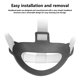 thumbnail image 3 of Methold Cojín para cabeza de auriculares VR, almohadilla para casco, cabeza de TPU para aliviar la presión, extraíble, antideslizante, ligero, Electrónica, 3 of 6