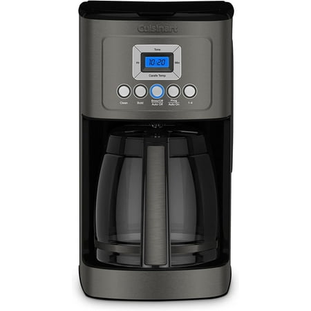 

Perfectemp 14 Cup Progammable with Glass Carafe Coffee Maker Black Stainless Steel