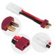 thumbnail image 4 of 2pcs T-Plug Female/Male to Tamiya Male/Female Adapter Cable 14AWG Wire RC Accessory, 4 of 4
