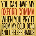 thumbnail image 3 of CafePress - Oxford Comma Humor T Shirt - Light T-Shirt - CP, 3 of 4