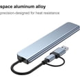 thumbnail image 5 of USB Extender for Type-C & Type-A Port, 7 in 1 USB Splitter, Computer Accessories with USB-C USB-A, Dongle Adapter for Tablet Phone PC, Compatible with HP Dell Lenovo Galaxy Nexus Thinkpad, 5 of 5