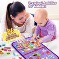 thumbnail image 3 of Busy Book for Toddlers 1-3 Year Old Girl Boy Birthday Gift - Busy Board for Toddlers 2-4, Montessori Educational Learning Travel Activities Toys for Kids Ages 2-3, 3 of 7