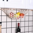 thumbnail image 1 of Brand New Household Goods Fruit Basket Basket 120g 1pc 200g Beech Cotton Rope Hanging Basket Kitchen Non Toxic A, 1 of 5