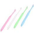 thumbnail image 3 of 4Pcs Brosses à Dents à une Extrémité Brosses à Dents de Forme Concave (Couleur Assortie), 3 of 7