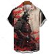 thumbnail image 3 of Nuevas camisas japonesas para hombres, camisas hawaianas, ropa de samurái fantasma en 3D, camisetas de manga corta, ropa de calle Harajuku, ropa de verano para hombre, 3 of 5