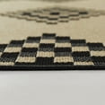 thumbnail image 3 of Balta Rowena Diamond Stripe Indoor/Outdoor Area Rug Black 5'3" x 7' 5' x 8', 3 of 5