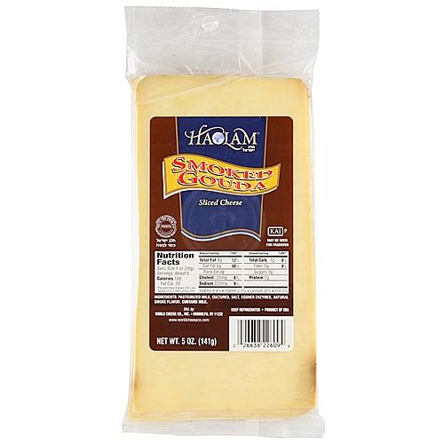 Haolam Sliced Smoked Gouda Cheese, 5 Oz.