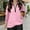 Pink, variant on OGLCCG Girl's Quarter Zip Sweatshirts Casual Ribbed Quilted V Neck Collared Pullovers Tops Lightweight Fall Winter Tunics Shirts 4-15 Years