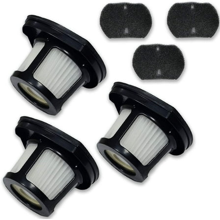 Replacement Filter Compatible with Bissell 2390 2390a 2389 2284W Pet Hair Eraser Lithium Ion Cordless Hand Vacuum,3-Pack HEPA   Mesh Frame Filter