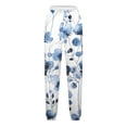 thumbnail image 5 of Birdeem Women Loose Casual Printed Pocket Drawstring Pants, 5 of 5