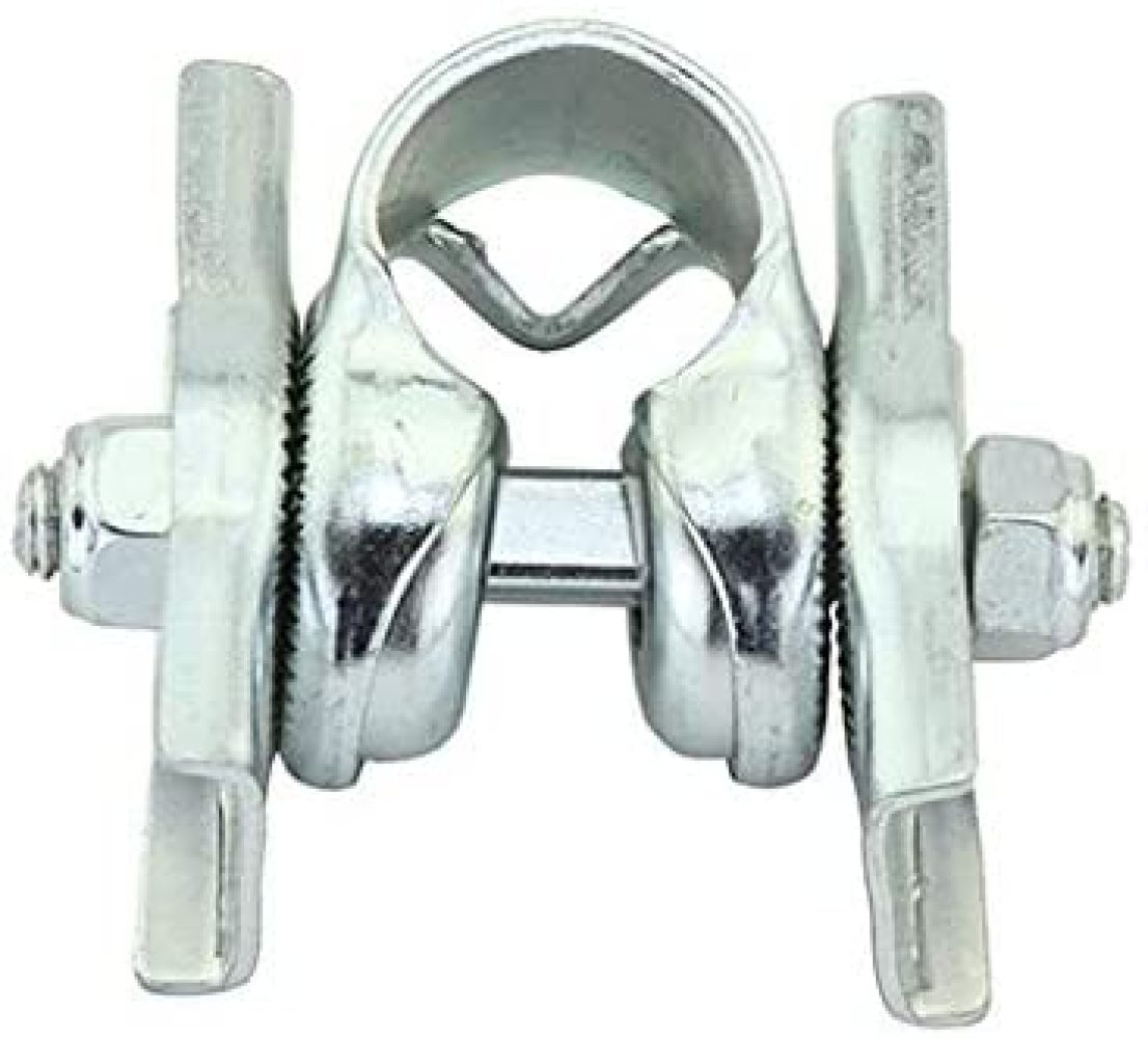 Buy FulnKye Chrome Bike Saddle Clamp Double Rail. Bike Part for Cruiser