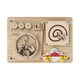 thumbnail image 3 of Tablero sensorial Montessori para actividades, tablero de aprendizaje, desarrolla la motricidad básica y fina. B, 3 of 9