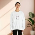 thumbnail image 5 of Bunny Women  Sweatshirt, Easter Bunny Sweatshirt, Easter Bunny Gifts, 5 of 5