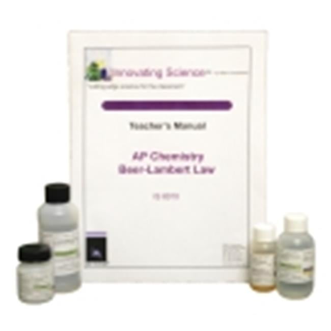 Innovating Science Beer Lambert Law Ap Chemistry Kit