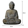 thumbnail image 3 of Buddha Statue Crafts Collectibles for TV Cabinet Office Desktop Tea House, 3 of 8