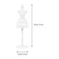 thumbnail image 5 of landege 6PCS Dress Form Dress Clothes Gown Display Mannequin Model Stand Skirt Craft Hollow Body Manikin for Children Kids, 5 of 10