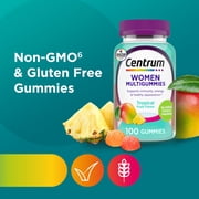 Centrum Womens Multivitamin Gummies, Immune, Energy, Healthy Appearance Support, 100 Count, 50 Day Supply