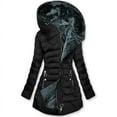 thumbnail image 2 of Patlollav Womens Fleece Jackets Plus Size Winter Warm Cotton Outwear Coat, 2 of 6