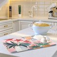thumbnail image 6 of Yayeee Dish Drying Mat for Kitchen Counter 16"x18" Microfiber Absorbent Pad, Flowers and Leaves, 6 of 7