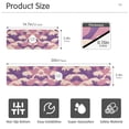 thumbnail image 3 of Yayeee Faucet Mat for Kitchen Sink 30" Diatomite Long Splash Guard Pad, Purple Wave Pattern, 3 of 7