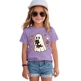 thumbnail image 6 of KPOPLK Halloween T-Shirt Toddler Girls Graphic Tee Tops Funny Letter Print Short Sleeve Shirt Fall Summer Top,Size 13-14 Years, 6 of 7