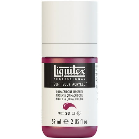 UPC: 0887452998365 | Liquitex Professional Soft Body Acrylic Color 2 oz. Quinacridone Magenta